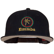 Kuumba Kwanzaa Embroidered Superior Cotton Twill Flat Bill Prostyle Snapback Cap