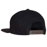 Kuumba Kwanzaa Embroidered Superior Cotton Twill Flat Bill Prostyle Snapback Cap