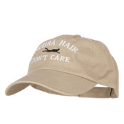 Scuba Hair Don't Care Embroidered Low Profile Cotton Cap