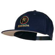 Kuumba Kwanzaa Embroidered Superior Cotton Twill Flat Bill Prostyle Snapback Cap