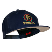 Kuumba Kwanzaa Embroidered Superior Cotton Twill Flat Bill Prostyle Snapback Cap