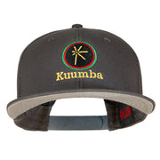 Kuumba Kwanzaa Embroidered Superior Cotton Twill Flat Bill Prostyle Snapback Cap