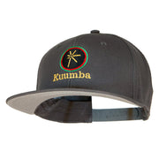 Kuumba Kwanzaa Embroidered Superior Cotton Twill Flat Bill Prostyle Snapback Cap