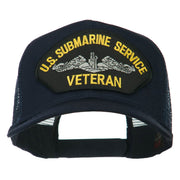 US Submarine Service Veteran Patched Mesh Back Cap