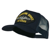 US Submarine Service Veteran Patched Mesh Back Cap