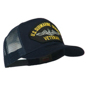 US Submarine Service Veteran Patched Mesh Back Cap