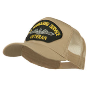 US Submarine Service Veteran Patched Mesh Back Cap