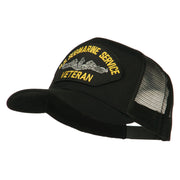 US Submarine Service Veteran Patched Mesh Back Cap