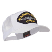 US Submarine Service Veteran Patched Mesh Back Cap