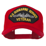 US Submarine Service Veteran Patched Mesh Back Cap