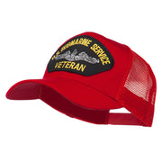 US Submarine Service Veteran Patched Mesh Back Cap