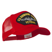 US Submarine Service Veteran Patched Mesh Back Cap