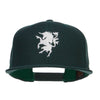 Unicorn Emblem Embroidered Snapback Cap