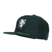 Unicorn Emblem Embroidered Snapback Cap