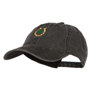 Lucky Irish Embroidered Washed Cotton Cap