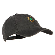 Lucky Irish Embroidered Washed Cotton Cap