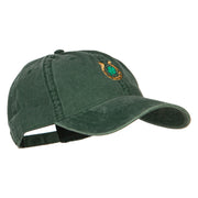 Lucky Irish Embroidered Washed Cotton Cap