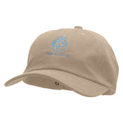 Fish Master Embroidered Unstructured Cotton Twill Washed Cap - Khaki OSFM