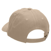 Fish Master Embroidered Unstructured Cotton Twill Washed Cap - Khaki OSFM