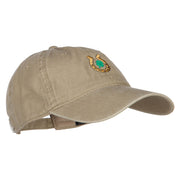 Lucky Irish Embroidered Washed Cotton Cap