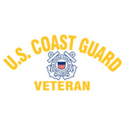 US Coast Guard Veteran Heat Transfers Sticker