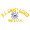 US Coast Guard Veteran Heat Transfers Sticker