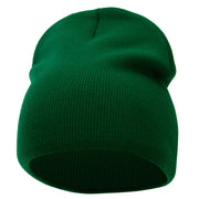 8 Inch Solid Knit Short Beanie Made in USA