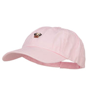 Pug Dog Face Embroidered Low Cap