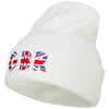 United Kingdom GBR Flag Embroidered Long Beanie