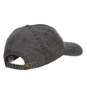 Fishing Buddy Embroidered Washed Cap