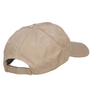 Pug Dog Face Embroidered Low Cap