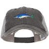 Bluefin Tuna Embroidered Washed Trucker Cap