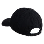 Dragon Game Abbreviation Embroidered Low Profile Cotton Cap - Black OSFM
