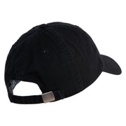 Dragon Game Abbreviation Embroidered Low Profile Cotton Cap - Black OSFM