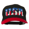 USA Letters Embroidered Mesh Cap