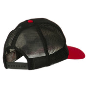 USA Letters Embroidered Mesh Cap