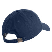Dragon Game Abbreviation Embroidered Low Profile Cotton Cap - Navy OSFM