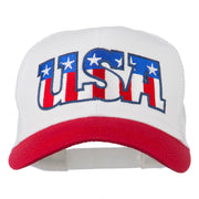 USA Letters Embroidered Mesh Cap