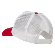 USA Letters Embroidered Mesh Cap