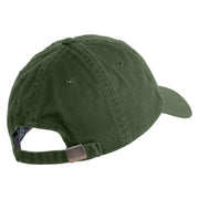 Dragon Game Abbreviation Embroidered Low Profile Cotton Cap - Olive OSFM