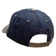 Hiking Directions Embroidered Pigment Dyed Wash Cap - Navy-Khaki OSFM