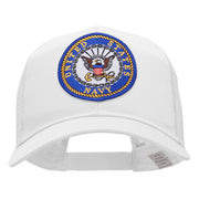 United States Navy Circular Patched Cotton Mesh Cap