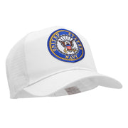 United States Navy Circular Patched Cotton Mesh Cap