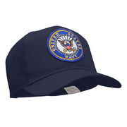 United States Navy Circular Patched Cotton Mesh Cap