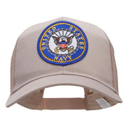 United States Navy Circular Patched Cotton Mesh Cap