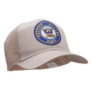 United States Navy Circular Patched Cotton Mesh Cap