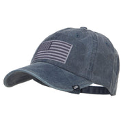 USA Flag Embroidered Washed Dyed Cap