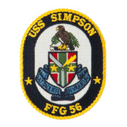 USS FFG Twisted Rope Military Patches