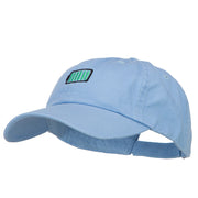 Full Battery Symbol Embroidered Cotton Cap