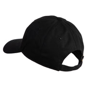 D20 Dice Embroidered Unstructured Cotton Twill Washed Cap - Black OSFM